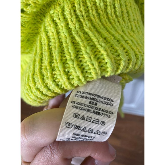 Free People Hot Tropics V-Neck Sweater NWOT Small - Picture 5 of 6